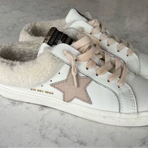 ❤️Vintage Havana❤️ Cream Star Mule Sneakers